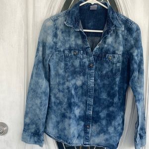 Empyre denim button down shirt small